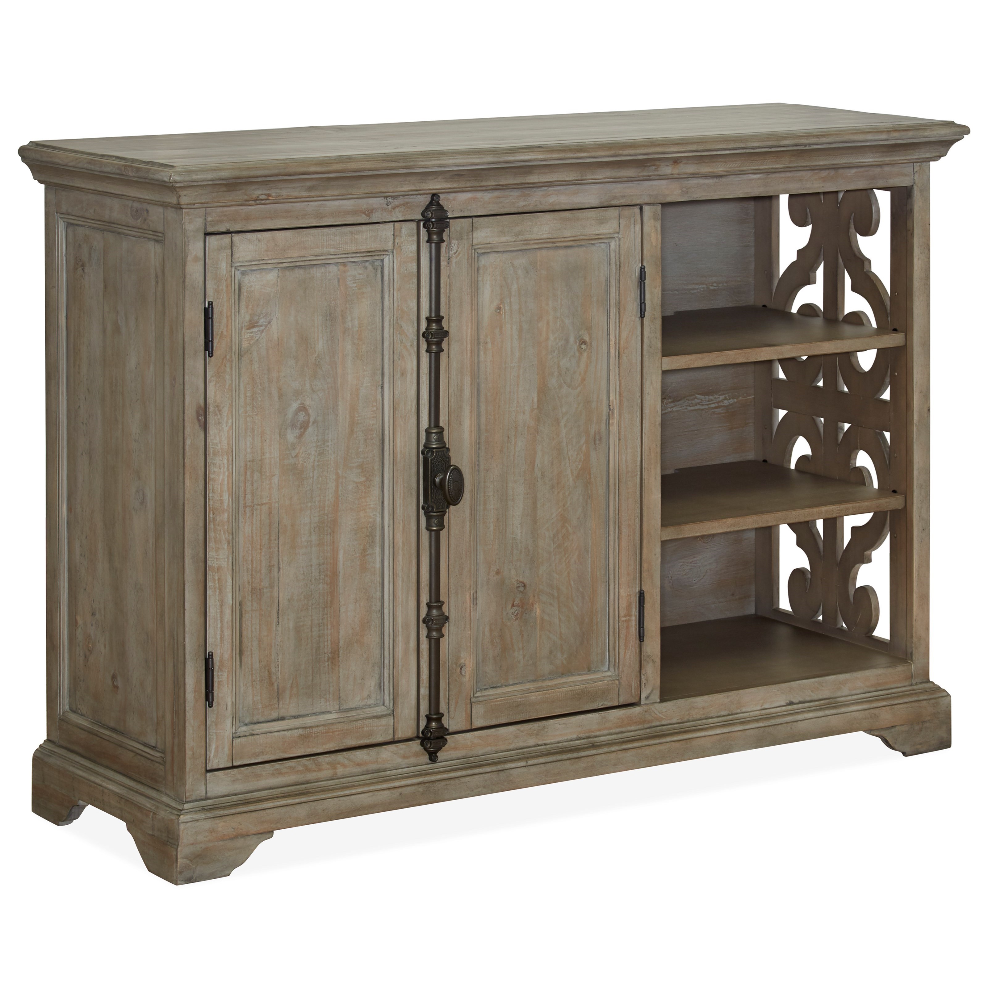 Magnussen Home Tinley Park Relaxed Vintage Printer Stand Credenza with